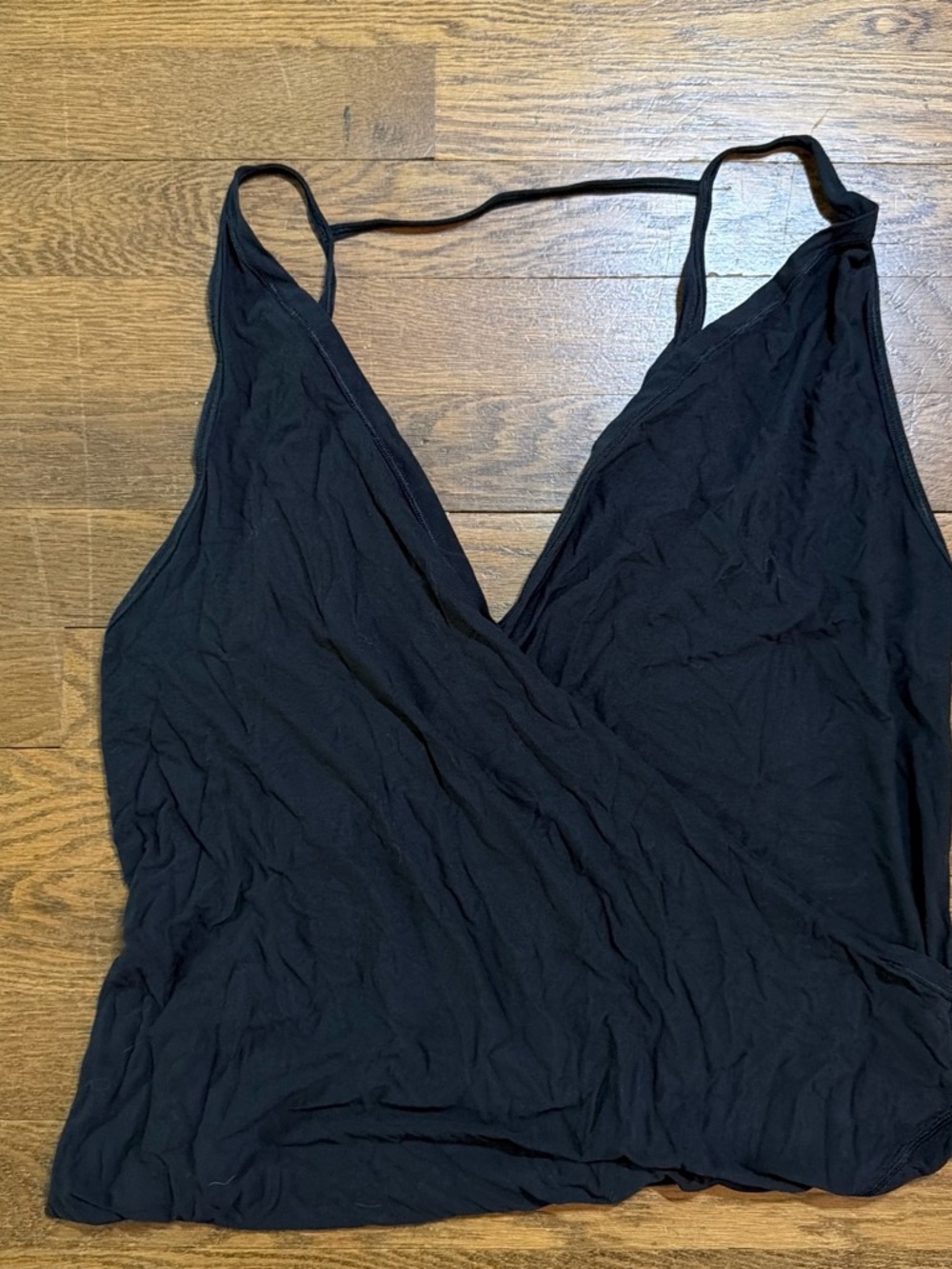 🍋Lululemon athletica Black Wrap-Front Tank Top